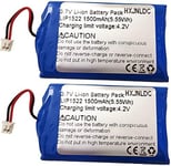 Dc 3.7v 1500mah Batterie For Sony Ps4 Wireless Contrôleur Battery Replacement (Cuh - Zct2u, Cuh - Zct2e, Cuh - Zct2a 2016 And Higher Models) Dualshock Playstation 4, Gen 2, New Edition, Small Plug