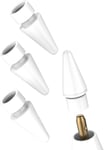 Pour Iphone Pencil Pointe Embout(Lot De 4) De Remplacement Pour Pour Ipad Stylet 1Ère Génération 2E Gén Tips Crayon Accessoire Rechange Génération Stylo Protection Certifié Pour Apple Mfi[Q843]