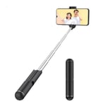 Kannettava mini langaton Bluetooth Selfie Stick WS-19001 Musta