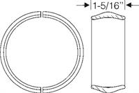 Steele Rubber Products 70-1512-36 Insulator, steering column bra