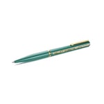 Swarovski Crystal Shimmer Glide ballpoint pen, Green, Green lacquered, Gold-tone plated