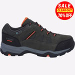 Hi-Tec Bandera II Mens WATERPROOF Walking Outdoor Trail Shoes Grey