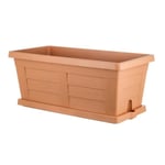 Jardinière LEGNO 100 cm - Orange - AC-DÉCO - Rectangulaire - Avec réserve d'eau