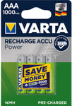 Varta Recharge Accu AAA - 4 -pakning