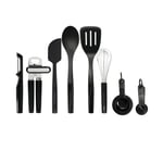 15pc Kitchen Utensil Set - Black