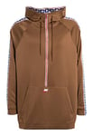 Nike AJ2296 Sweatshirt à Capuche Homme, Marron/Rouge, M