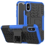 Apple iPhone X/XS Heavy Duty Case Blue