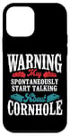 iPhone 12 mini Cornhole Team Bean Bag Player Champ Warning May Case