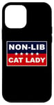 Coque pour iPhone 12 mini Non-Lib Cat Lady – Funny Anti-Woke USA