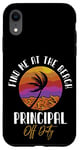 iPhone XR Principal Off Duty Find Me At The Beach Sunset Teaching Case