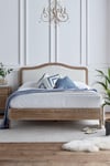 Lille Oak Upholstered Bed - Bed Frame Only