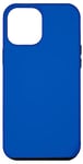 Coque pour iPhone 12 Pro Max Couleur simple bleu cobalt