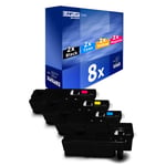 8x Toner for Xerox WC-6027 WC-6025 Workcentre 6025 6027 Phaser 6020-BI 6022