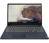 LENOVO IdeaPad Slim 3 15.6" Chromebook - Intel®Celeron, 128 GB eMMC, Blue, Blue