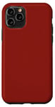 Coque pour iPhone 11 Pro Rouge bordeaux uni