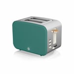 Swan 2 Slice Nordic Toaster 900W Soft Touch Housing Stainless Steel Matt Finish