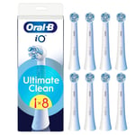 Oral B - Oral-B iO Series Ultimate Clean Replacement Brush Heads - White - 8 count