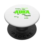 Graphique vert Max Aura Green PopSockets PopGrip Adhésif