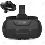 HTBE® VR-glasögon Virtual Reality huvudmonterat smart gamingheadset HD 3D stor skärm Surround Stereo