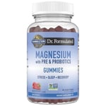 Garden of Life Dr. Formulated Magnesium with Pre & Probiotics Gummies, Raspberry