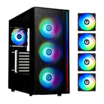 Boitier PC Moyen Tour BITFENIX Fang ARGB (Noir)