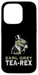 Coque pour iPhone 14 Pro Earl Grey Tea Rex trex dinosaure dinosaure humour britannique t-rex