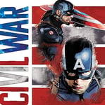 Captain America Civil War "Split Impression sur Toile Multicolore 40 x 40 cm