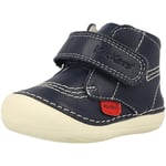 Kickers Softer Hi B Navy Ankle Boots