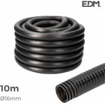 EDM - Gaine Électrique icta Ø25mm Noir Usage Extérieur 10m