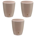 Lot de 3 pots pour orchidées avec réserve d'eau - Orchidea sable 2 litres