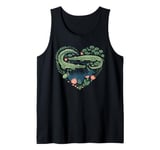 Cute Alligator Heart Crocodile Gator for Kids Tank Top