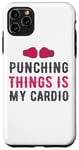 Coque pour iPhone 11 Pro Max Punching Things Is My Cardio Martial Arts