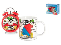 Ensemble Réveil/Mug En Porcelaine Disney Bassot Home