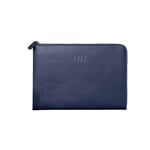 Xoopar - Housse de Tablette Ordinateur Portable en Cuir Recyclé 270x180x25mm - 10/11" Idéal pour Protéger et Transporter Son Ordinateur ou sa Tablette en Toute Sécurité - INE Tablet Bleu Marine