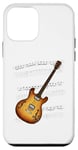 Coque pour iPhone 12 mini Partition de musique de guitare électrique, guitariste