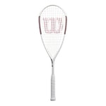 Wilson raquette de squash, Tempest Lite, Unisexe, Poids en tête, Blanc/Rose, WR006410H0