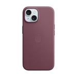 Apple iPhone 15 FineWoven Case with MagSafe - Mulberry