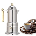 Safety Valve Stainless Steel Moka Pot Coffee Machine  Cappuccino