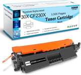 Noir Compatible 30X CF230X ( 30A CF230A ) Cartouche de Toner 3,500 Pages pour HP Laserdruckern Laserjet M203d M203dn M203dw, MFP Pro M227fdn M227fdw ( avec Puce ).[G1214]