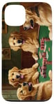 iPhone 13 Dogs Playing Poker Dog Golden Retriever Retrievers Card Case