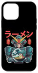 Coque pour iPhone 12 mini Ramen japonais Mecha Robot Géant La Grande Vague Anime