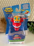 724⚜️ L'avion Super Wings Jett Transformation Figurine Robot Neuf Hauteur 5 Cm