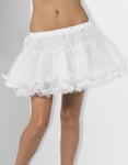 Petticoat - Vit Underkjol med Satinband 30 cm
