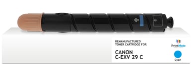 PrintMate CANON C-EXV29 C, remanufactured toner, Cyan 27000p