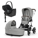 Cybex, Talos S Lux Duo, inkl. Cloud T &amp; Base T – Storm Grey