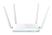 D-Link G403/B EAGLE PRO AI N300 4G Smart Router with 4G Download Up to 150Mbps, Wi-Fi N300, AI Wi-Fi Optimiser, Fast Ethernet LAN Ports, 4G/WAN Failover, WPA3, Unlocked for All Networks.