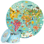 Kids Jigsaw Puzzle 150 Pieces boppi World Map Atlas with 100% Recycled Card