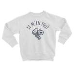 Sweatshirt Enfant Je M'en Foot Sport Football Ballon Team