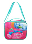 Trolls Lunch Bag Girls Pink Sandwich Bag Adjustable Shoulder Strap Poppy Branch