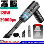 29000pa Powerful Car Vacuum Cleaner Wet/Dry Cordless Strong Suction Handheld UK